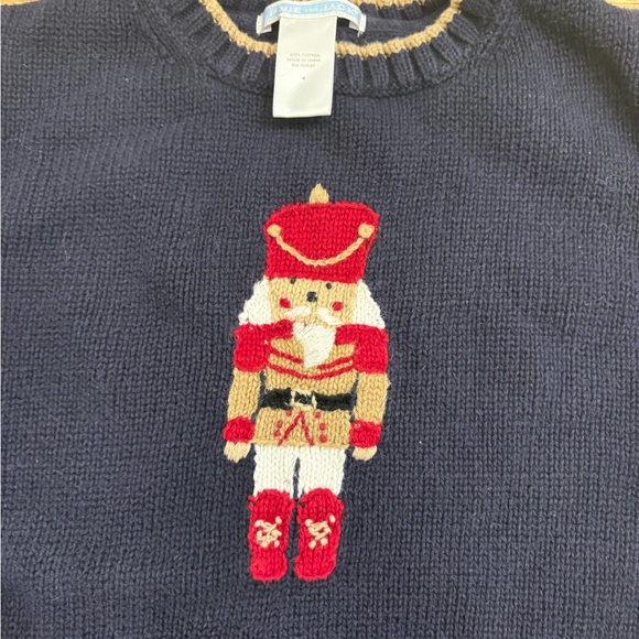 Janie and Jack Nutcracker Christmas Sweater Size 4 - Picture 3 of 5